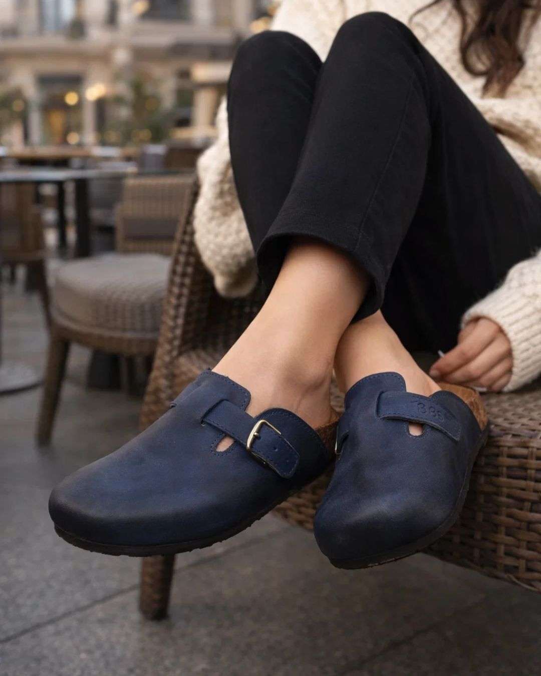 Women's Genuine Leather Clog Patina Edition Wear Luvensi