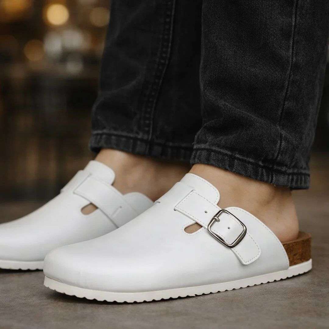 Women's Genuine Leather Clog Wear Luvensi