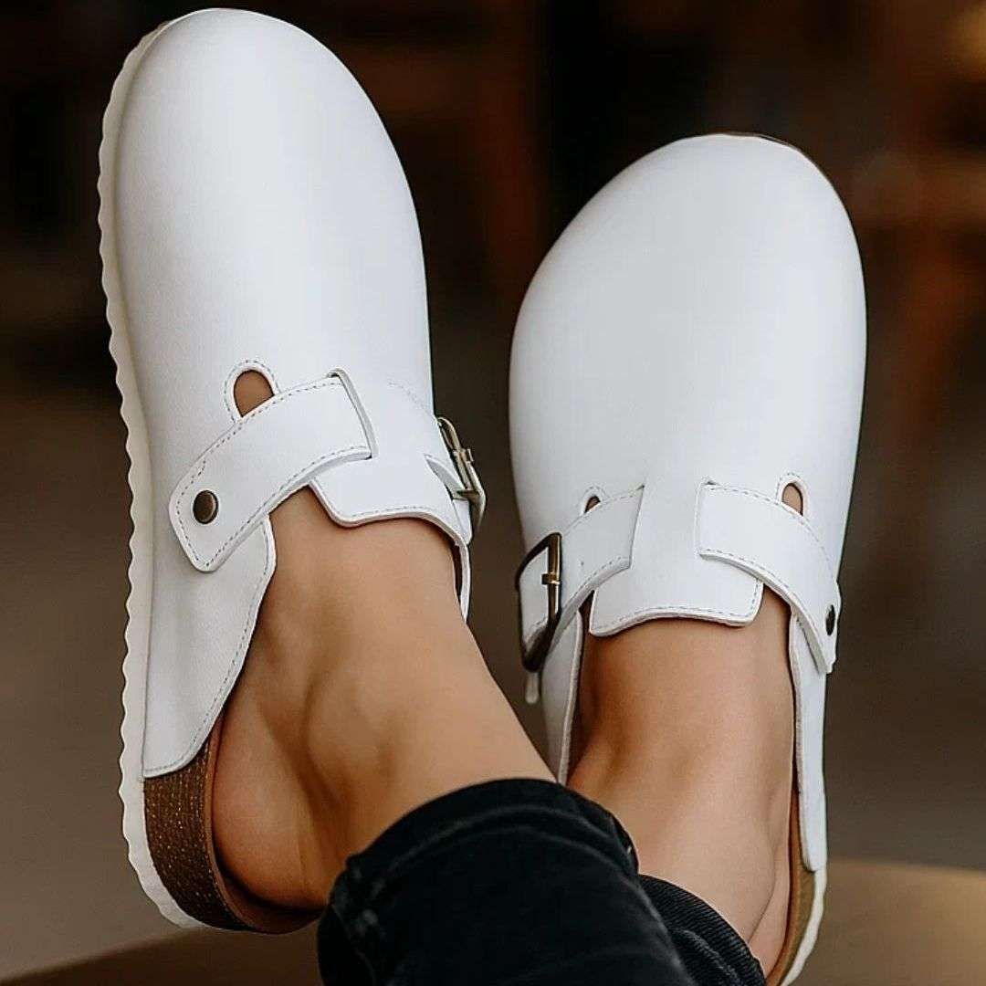 Women's Genuine Leather Clog Wear Luvensi