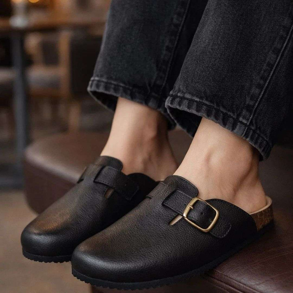 Women's Genuine Leather Clog Wear Luvensi