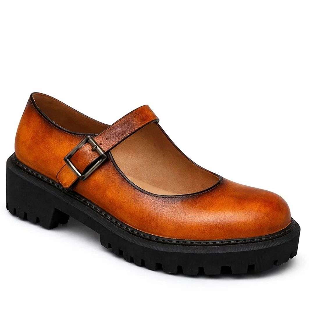 Mary Luxe Patina Loafer Wear Luvensi