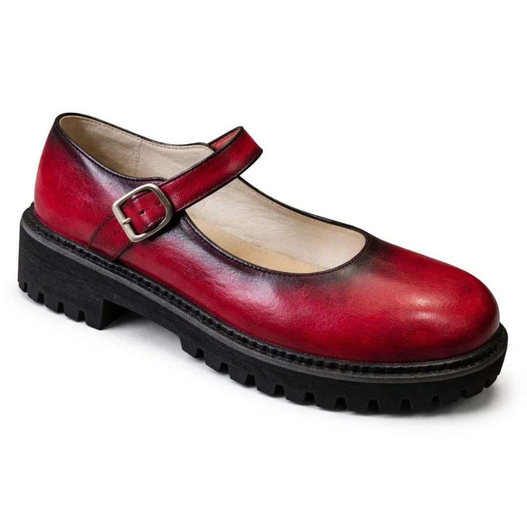 Mary Luxe Patina Loafer Wear Luvensi