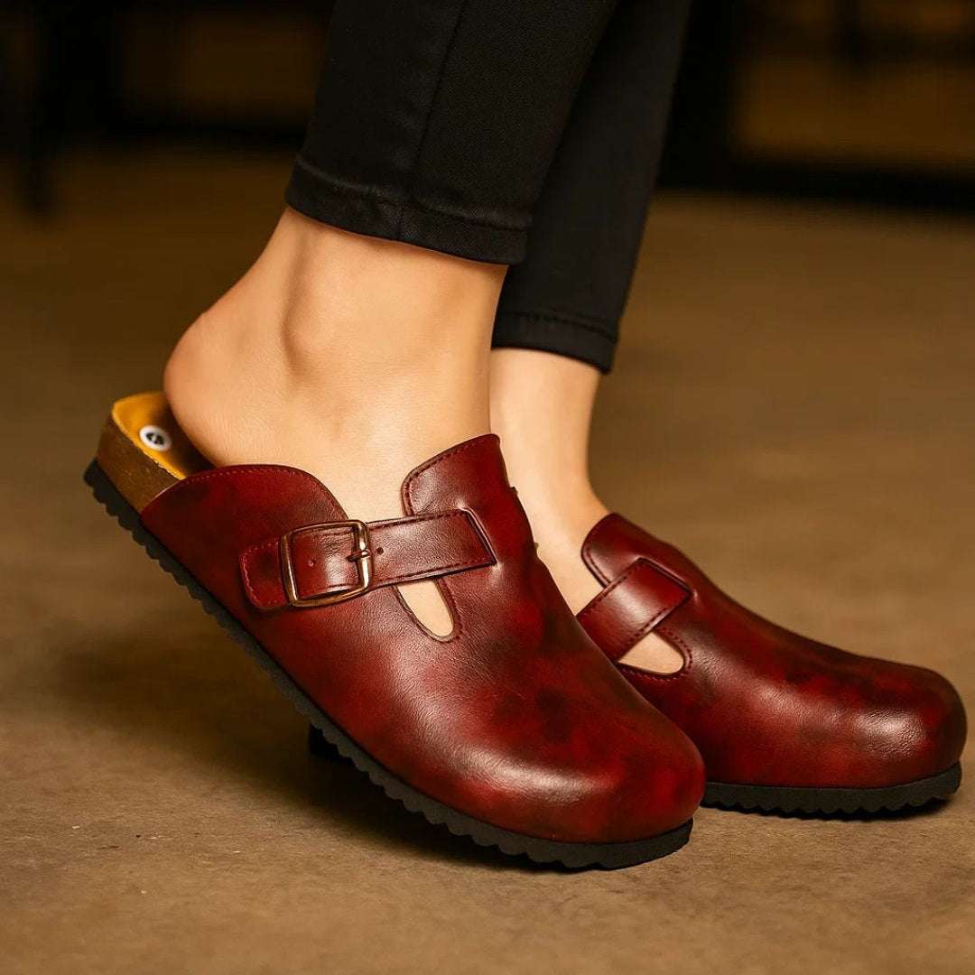 Men's Genuine-Leather Clog Patina Edition Wear Luvensi