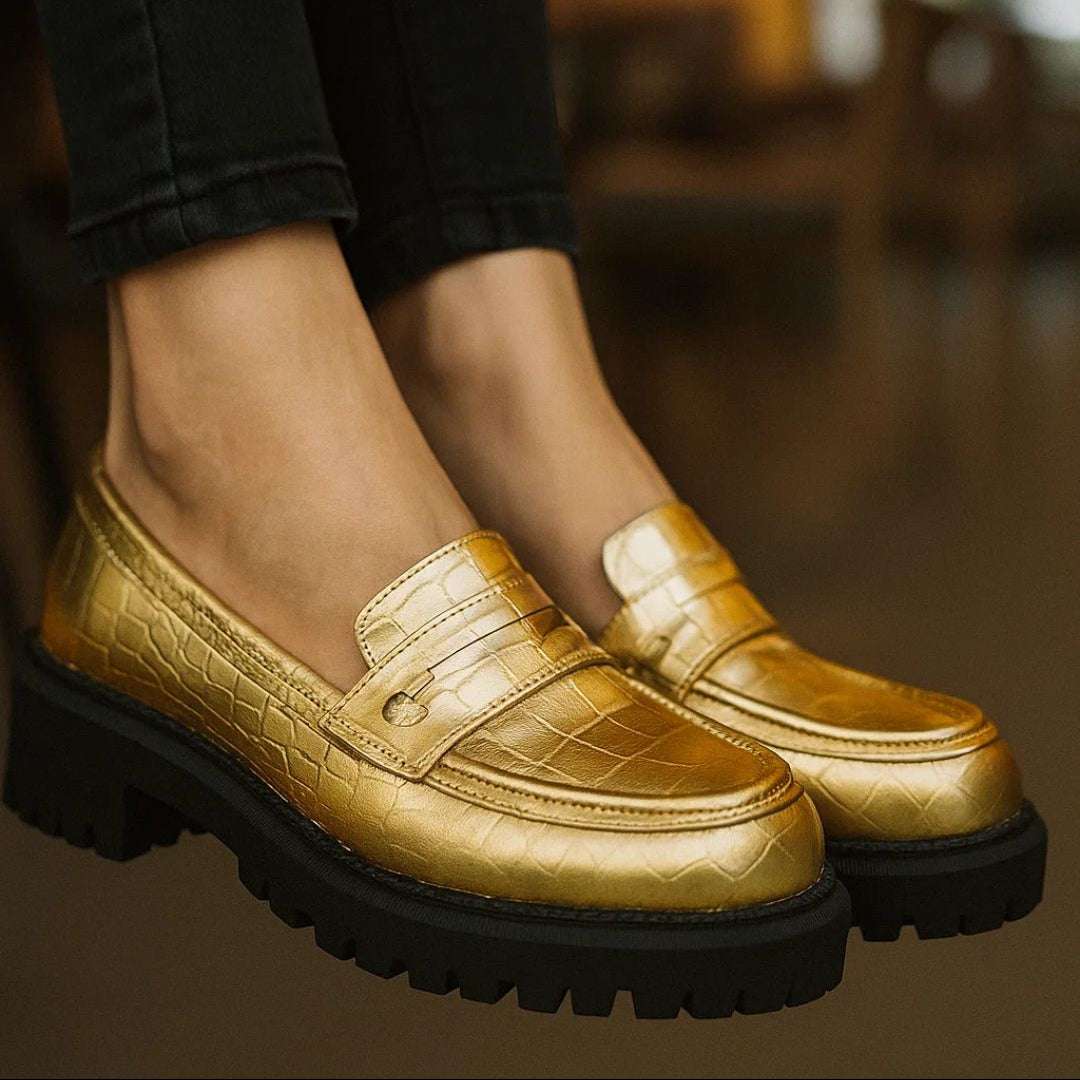 Genuine Leather Loafer Wear Luvensi