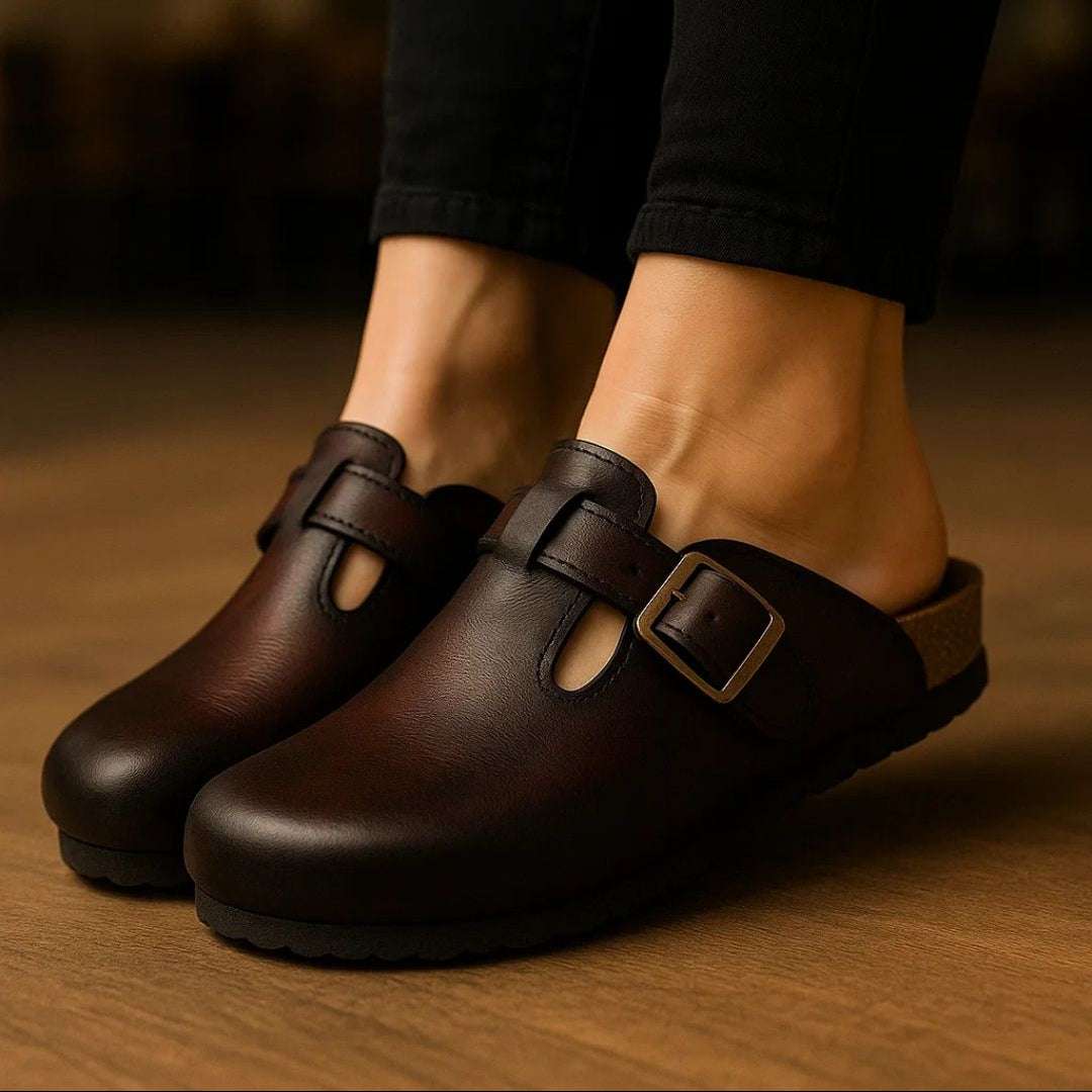 Men's Genuine-Leather Clog Patina Edition Wear Luvensi