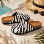 Zebra Chic Women's Slippers Wear Luvensi
