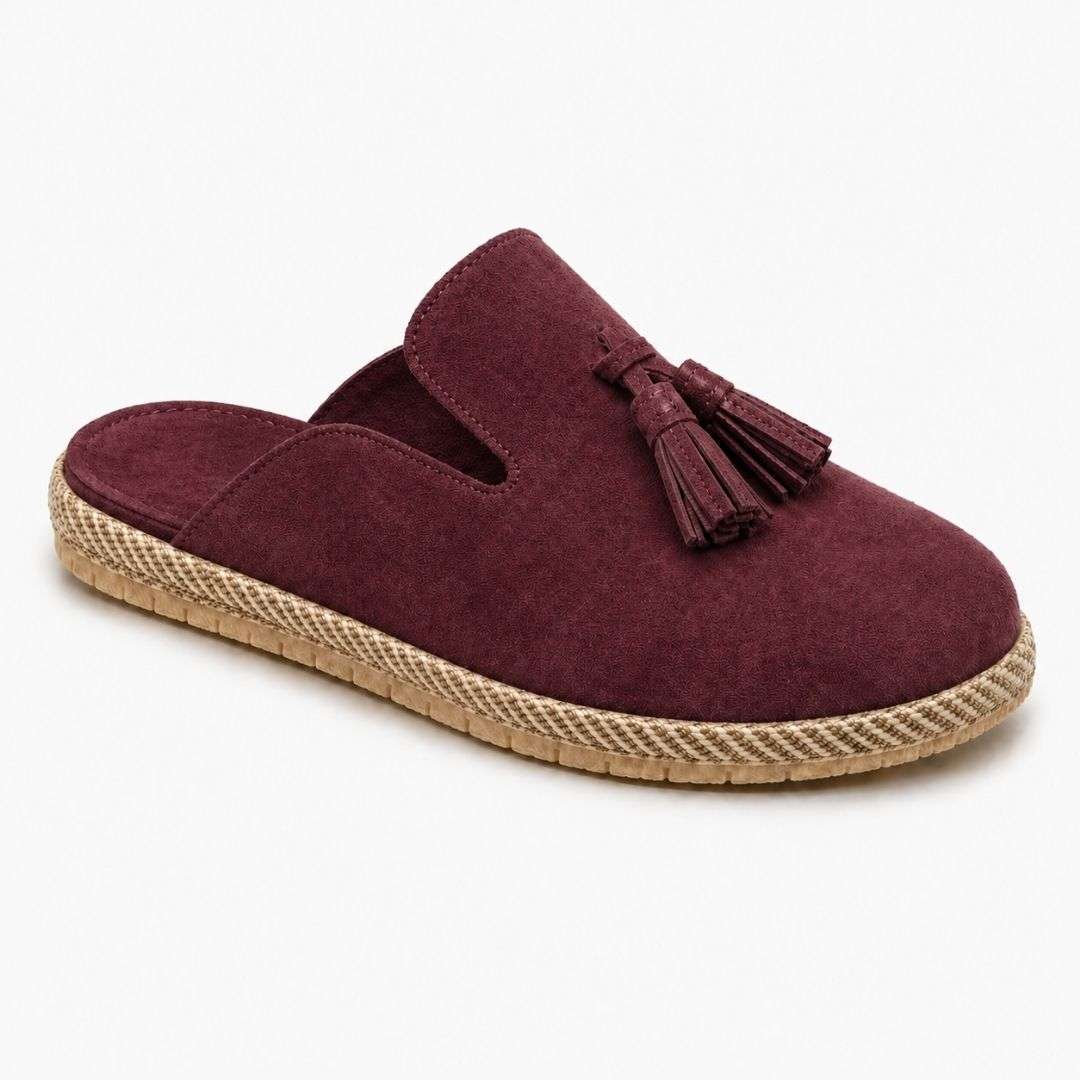 Woment's Elegant Tassel Mules Wear Luvensi