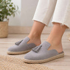 Woment's Elegant Tassel Mules Wear Luvensi